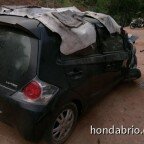 honda brio crash 2