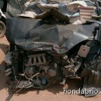 honda brio crash 1